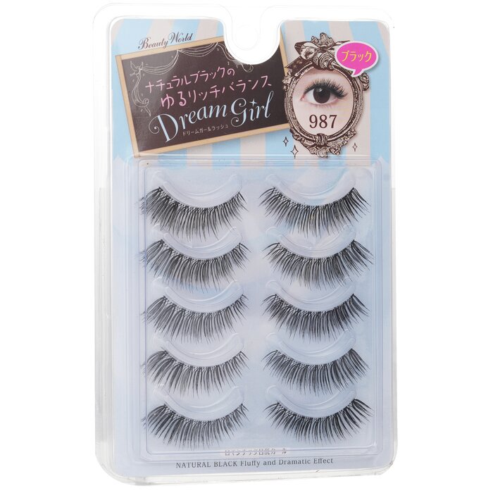 Beauty World Dream Girl Nylon Eyelash 5pairsProduct Thumbnail