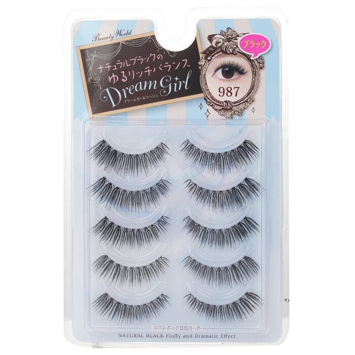 Beauty World Dream Girl Nylon Eyelash 5pairsProduct Thumbnail