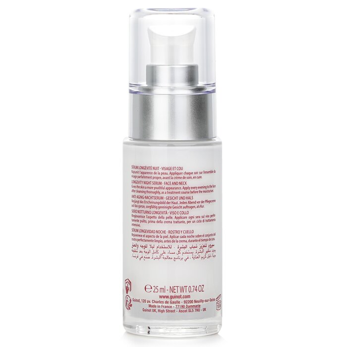 Guinot Age Logic Serum Longevity Night Serum (Face and Neck) 25ml/0.74ozProduct Thumbnail