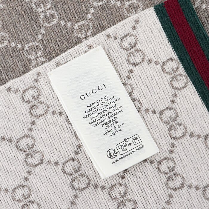Gucci 古馳 Guccissima圍巾 325806 淺褐色Product Thumbnail