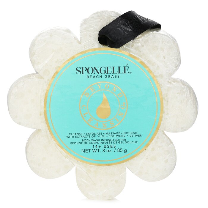 Spongelle Wild Flower Soap Sponge - Beach Grass (White) 1pc/85gProduct Thumbnail