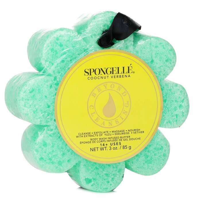 Spongelle Wild Flower Soap Sponge - Coconut Verbena (Green) 1pc/85gProduct Thumbnail