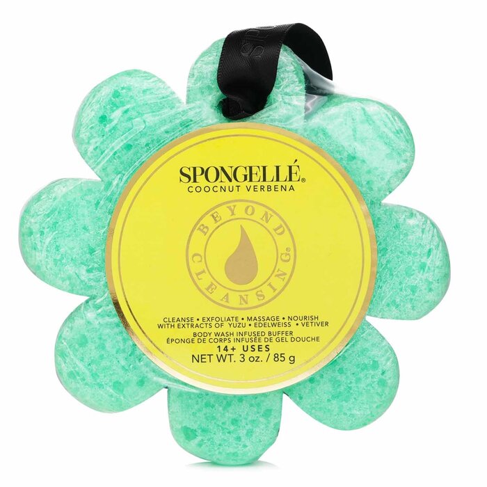 Spongelle Wild Flower Soap Sponge - Coconut Verbena (Green) 1pc/85gProduct Thumbnail