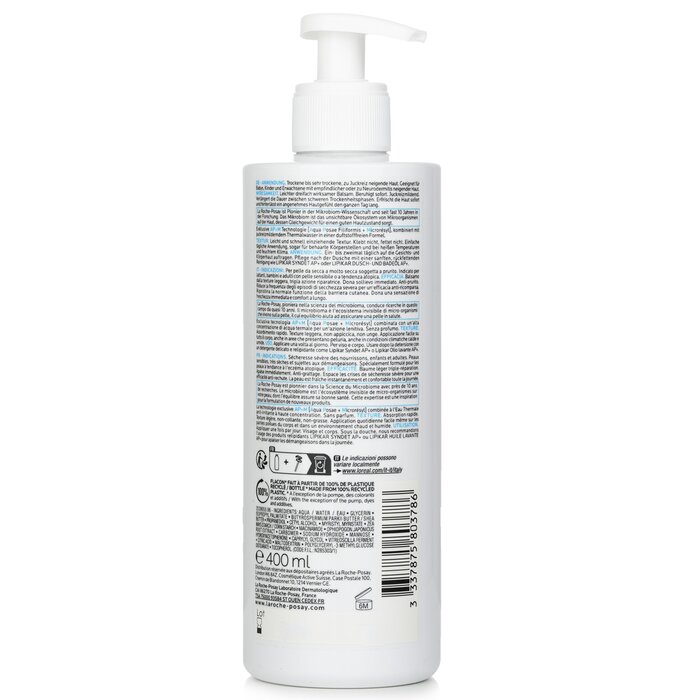 La Roche Posay Lipikar Baume Light AP+M Moisturiser 400ml/13.5ozProduct Thumbnail