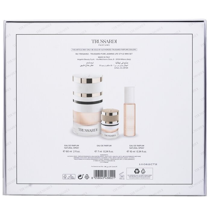 Trussardi 楚沙迪  Pure Jasmine Life Style 香水禮盒 3pcsProduct Thumbnail
