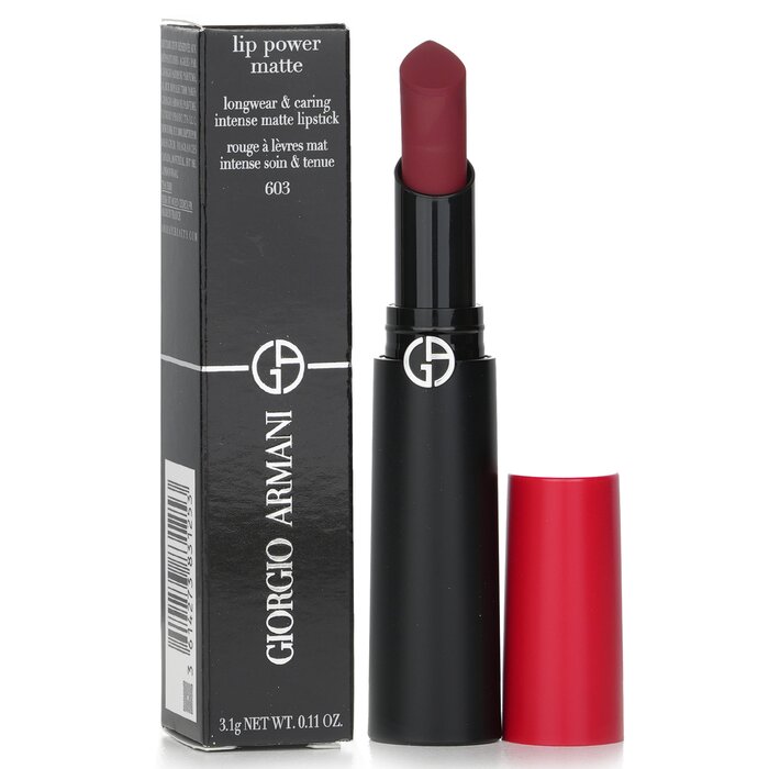 Giorgio Armani Lip Power Matte Longwear & Caring Intense Matte Lipstick 3.1g/0.11ozProduct Thumbnail