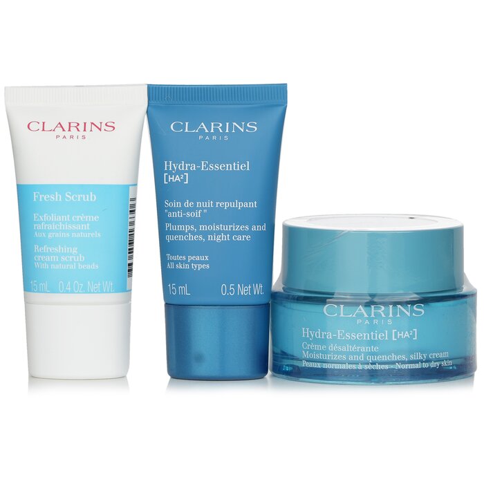 Clarins Hydra Essentiel Set: 3pcs+1bagProduct Thumbnail