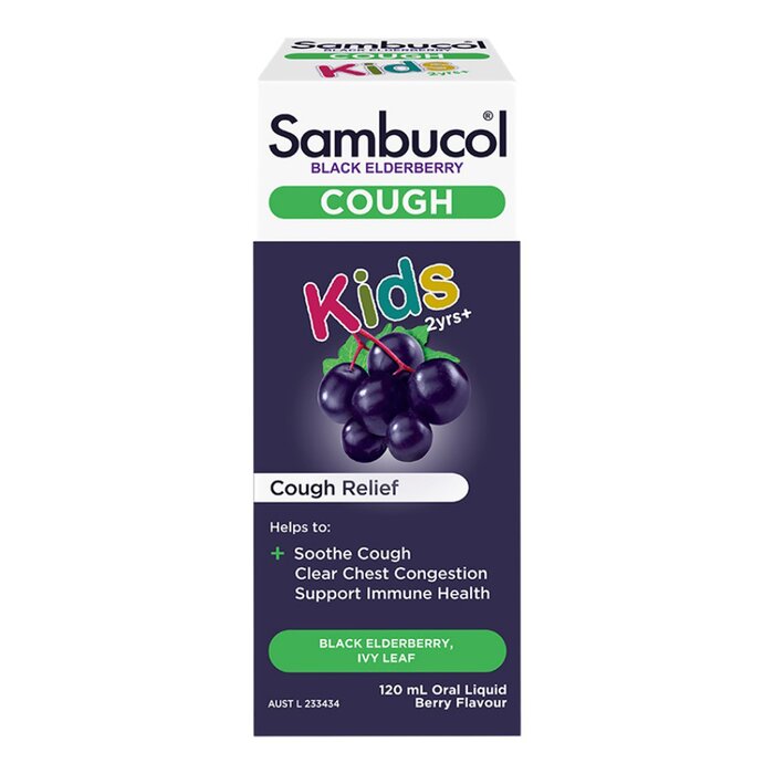 Sambucol Kids Cough Liquid 120mlProduct Thumbnail
