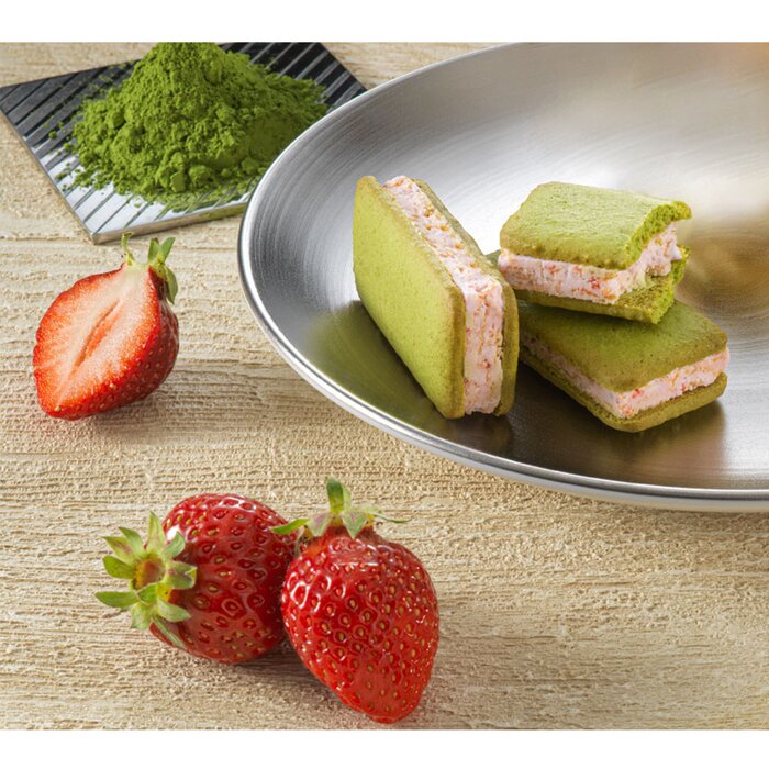 KYOTO VENETO Matcha Strawberry Chocolate Sandwiched Cookies 6pcs/1 boxProduct Thumbnail