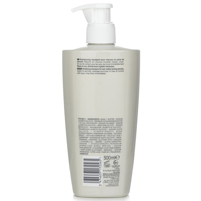 Kerastase Densifique Bain Densite Bodifying Shampoo (Hair Visibly Lacking Density) 500ml /16.9ozProduct Thumbnail