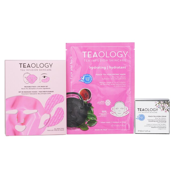 Teaology Peach Tea Hydrating Forever Beauty Ritual Set: 3pcsProduct Thumbnail