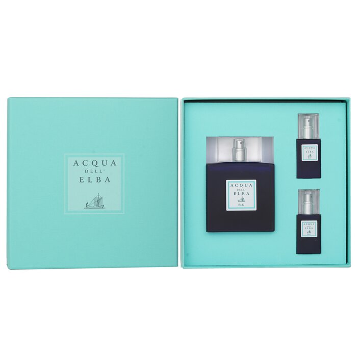 Acqua Dell'Elba Eau De Parfum Blu Fragrance For Men Coffret 3pcsProduct Thumbnail