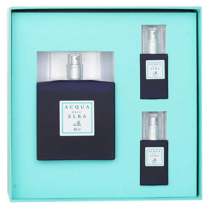 Acqua Dell'Elba Eau De Parfum Blu Fragrance For Men Coffret 3pcsProduct Thumbnail