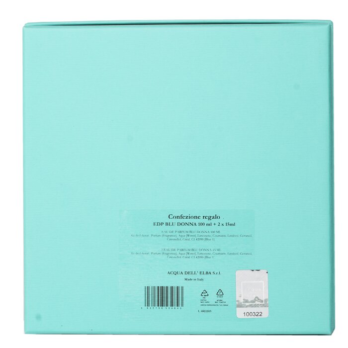 Acqua Dell'Elba Eau De Parfum Blu Donna Fragrance For Women Coffret: 3pcsProduct Thumbnail