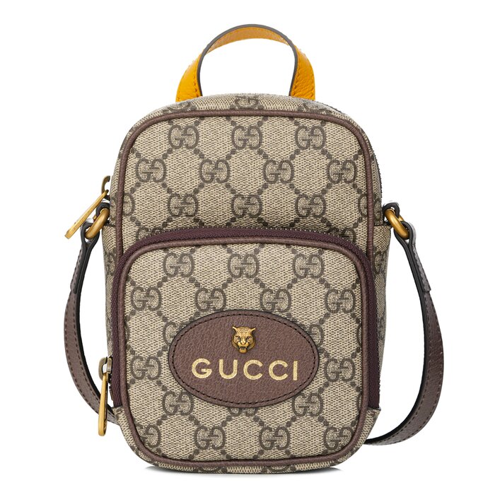 Gucci Neo Vintage GG Supreme Shoulder Bag 658556 BrownProduct Thumbnail