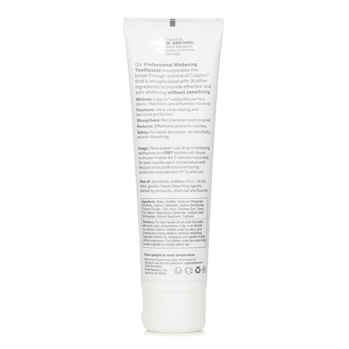 Supersmile Professional Whitening Toothpaste - Original Mint (box slightly damage) 119g/4.2ozProduct Thumbnail