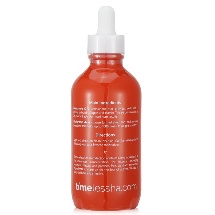Timeless Skin Care Coenzyme Q10 Serum + Matrixyl 3000 + Hyaluronic Acid (box slightly damage) 120ml/4ozProduct Thumbnail