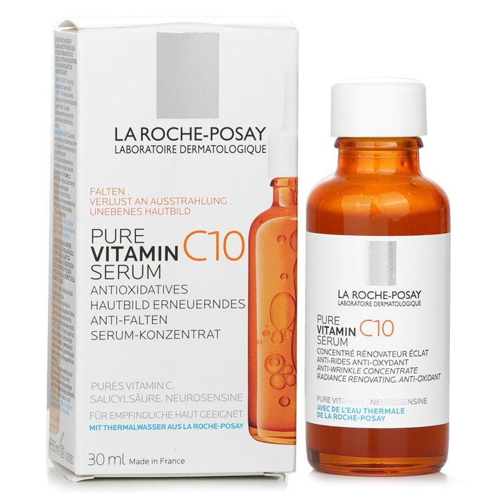 La Roche Posay Vitamin C Serum - Anti-Wrinkle Concentrate With Pure Vitamin C 10% (box slightly damage) 30ml/1ozProduct Thumbnail