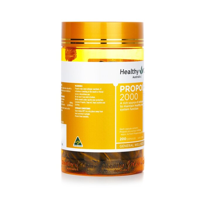Healthy Care Propolis 2000 - 200 capsules (Box Slightly Damaged) 200pcs/boxProduct Thumbnail