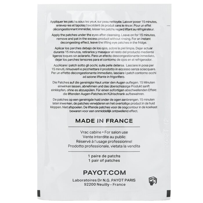 Payot Roselift Eye Lifting Patch (Salon Size) 20pairsProduct Thumbnail
