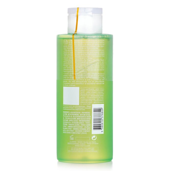Clarins Purifying Toning Lotion with Meadowsweet & Saffron Flower Extracts - Combination to Oily Skin 400ml/13.5ozProduct Thumbnail