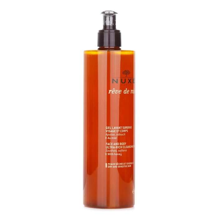Nuxe Reve De Miel Face & Body Ultra-Rich Cleansing Gel (Dry & Sensitive Skin) 400ml/13.5ozProduct Thumbnail