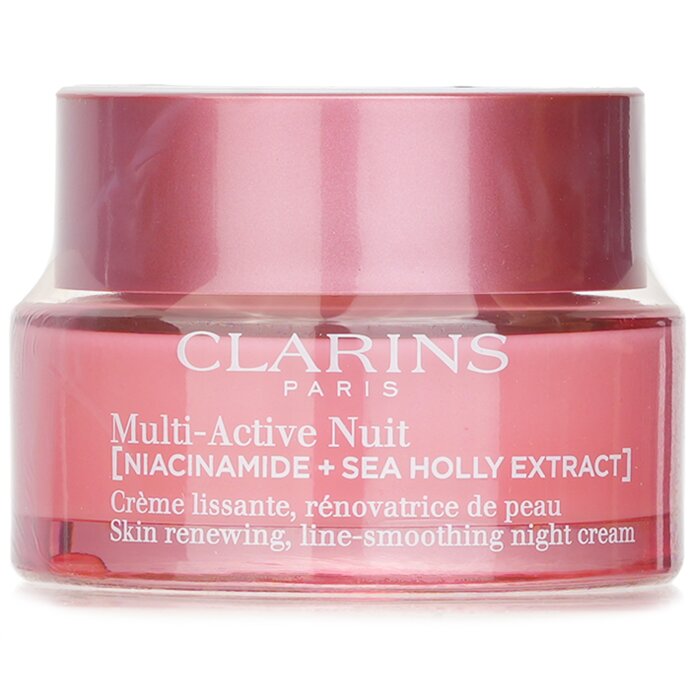 Clarins Multi-Active Nuit (Niacinamide + Sea Holly Extract) Skin Renewing Line-Smoothing Night Cream All Skin Types 50ml/1.7ozProduct Thumbnail