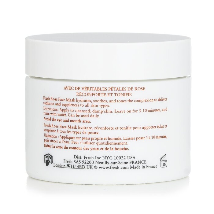 Fresh Rose Face Mask 100ml/3.5ozProduct Thumbnail