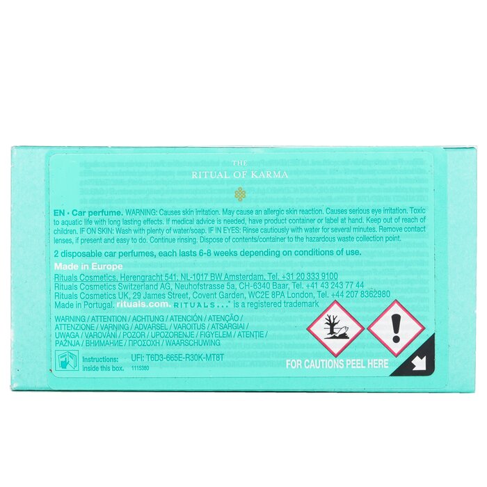 Rituals The Ritual of Karma Life Is A Journey Car Perfume Holder+ 2 Refills 3gx2Product Thumbnail