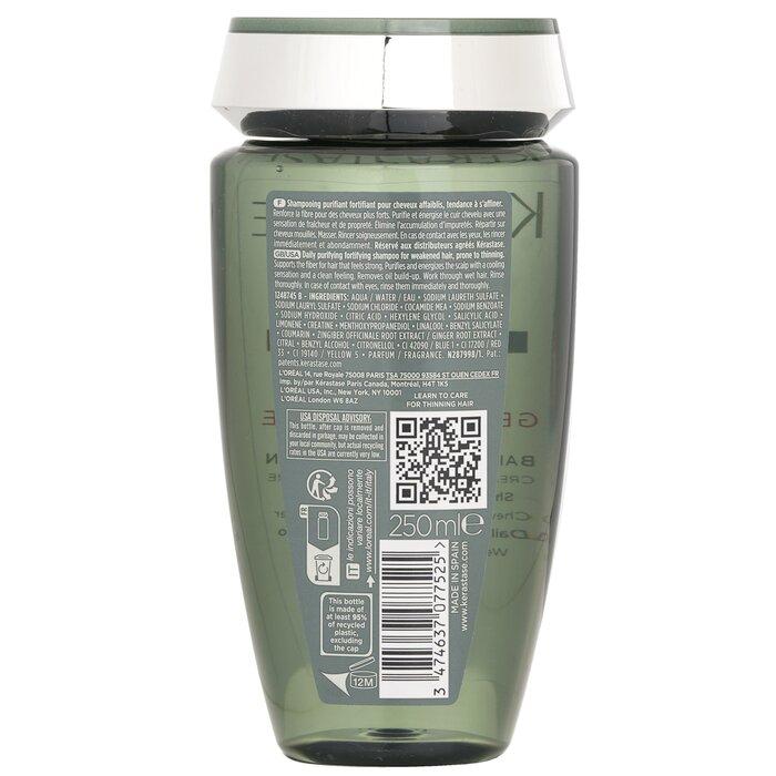 Kerastase Genesis Homme Daily Purifying Fortifying Shampoo 250ml/8.5ozProduct Thumbnail