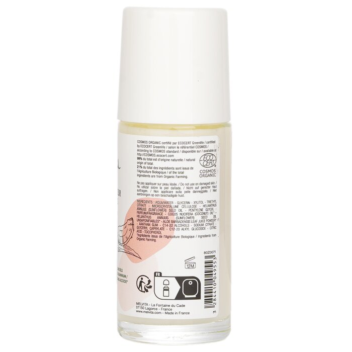 Melvita Gentle Roll On Deodorant for Sensitive Skin 50mlProduct Thumbnail
