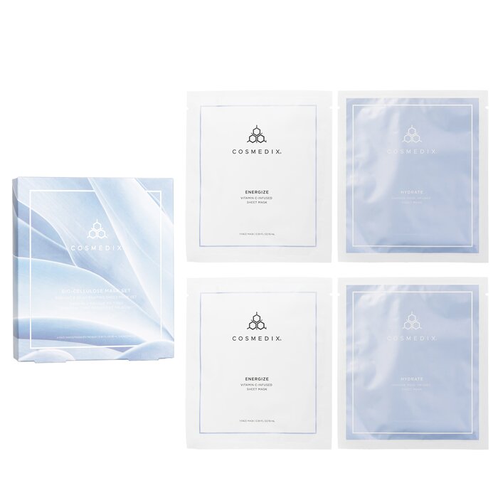 CosMedix Bio Cellulose Radiant & Rejuvenating Sheet Mask Set 4pcs/1 BoxProduct Thumbnail