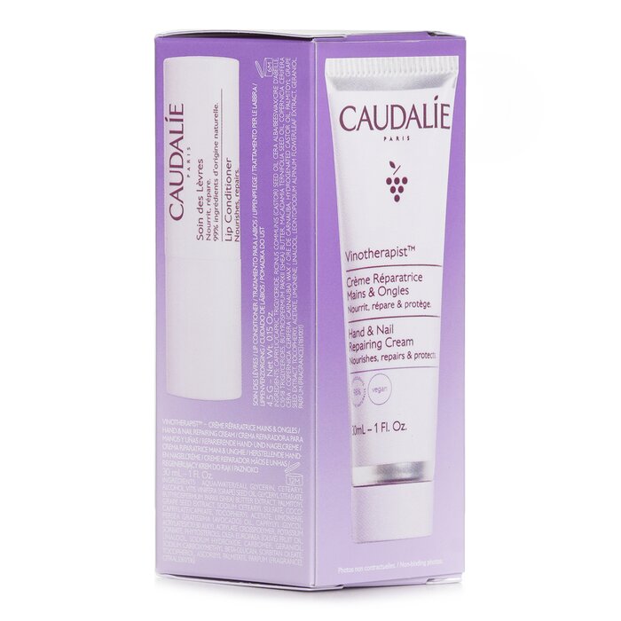 Caudalie Vinotherapist Hand & Nail Repairing Cream 30ml + Lip Conditioner 4.5g 2pcsProduct Thumbnail