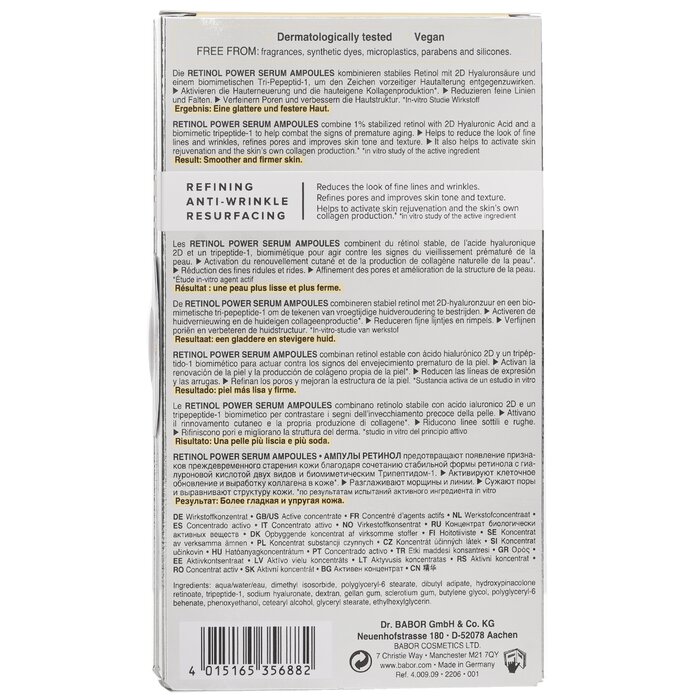 Babor Retinol (A) Power Serum Ampoules 7x2mlProduct Thumbnail