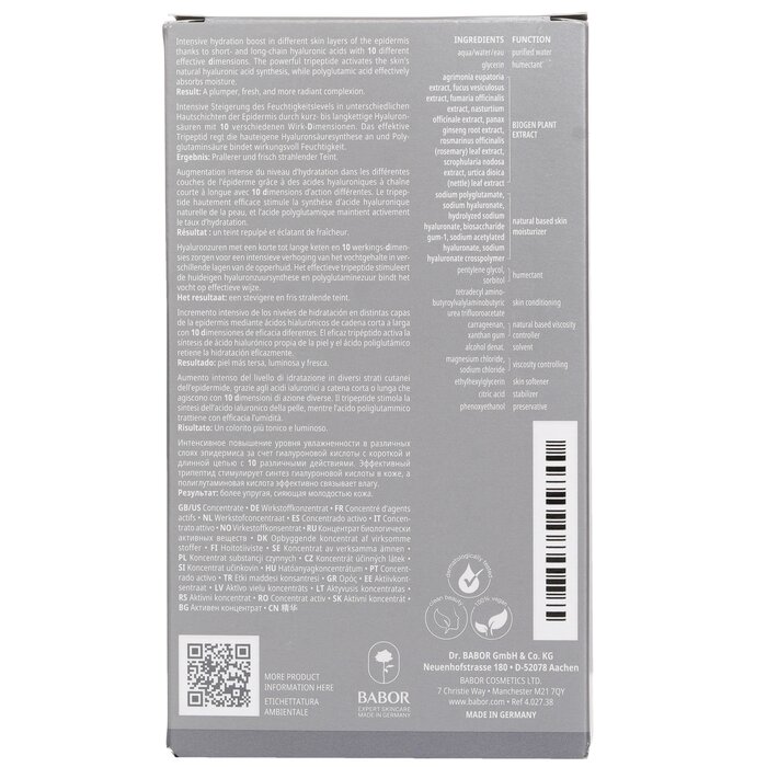 Babor 10D Hyaluronic Acid Ampoule Serum Concentrate 7 x 2mlProduct Thumbnail
