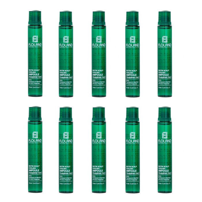 Floland Biotin Scalp Cooling Ampoule (For Scalp & Hair Care) 10x13ml/0.43ozProduct Thumbnail