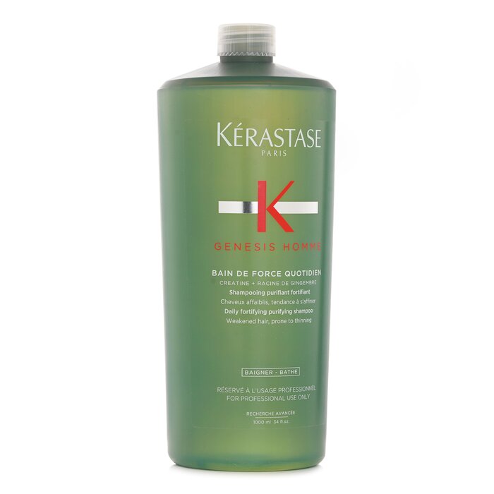 Kerastase Genesis Homme Bain De Force Quotidien Shampoo 1000ml/34ozProduct Thumbnail
