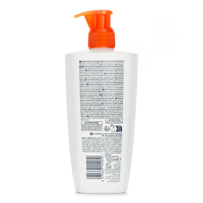 Kerastase Nutritive Bain Satin Riche High Nutrition Rich Shampoo 500ml/16.9ozProduct Thumbnail