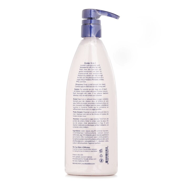 Noodle & Boo Kinder 3-in-1 Shampoo, Conditioner & Body Wash For Baby 473ml/16ozProduct Thumbnail
