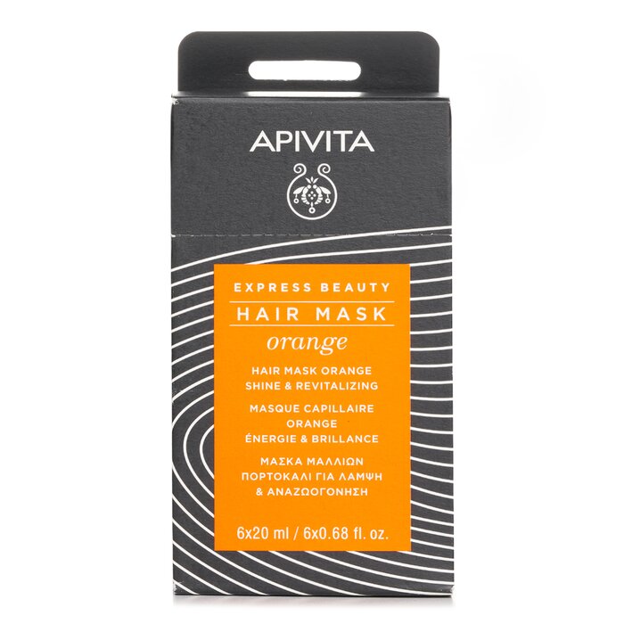 Apivita Express Beauty Hair Mask Orange Shine & Revitalizing 6x20mlProduct Thumbnail