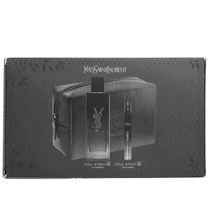 Yves Saint Laurent Myslf Est Eau De Parfum Coffet: Myslf Est Eau De Parfum Spray 100ml + Myslf Est Eau De Parfum Spray 10ml + Pouch 2pcs+1pouchProduct Thumbnail