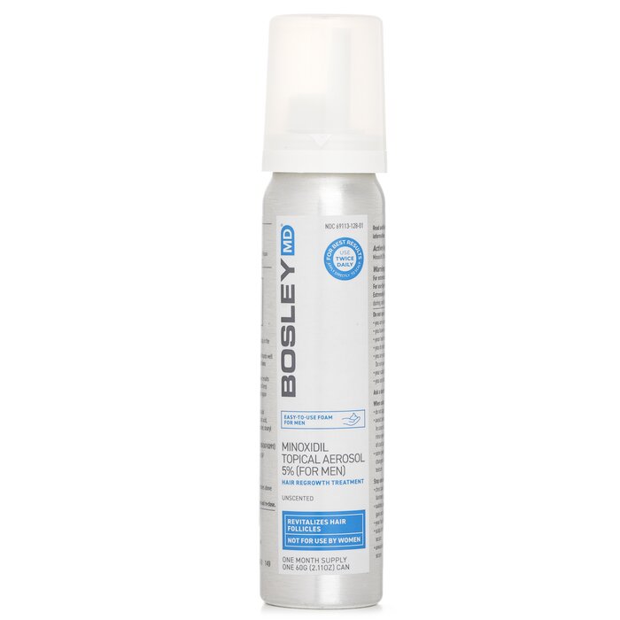 Bosley Minoxidil Topical Aerosol 5% (For Men) Hair Regrowth Treatment 60g/2.11ozProduct Thumbnail