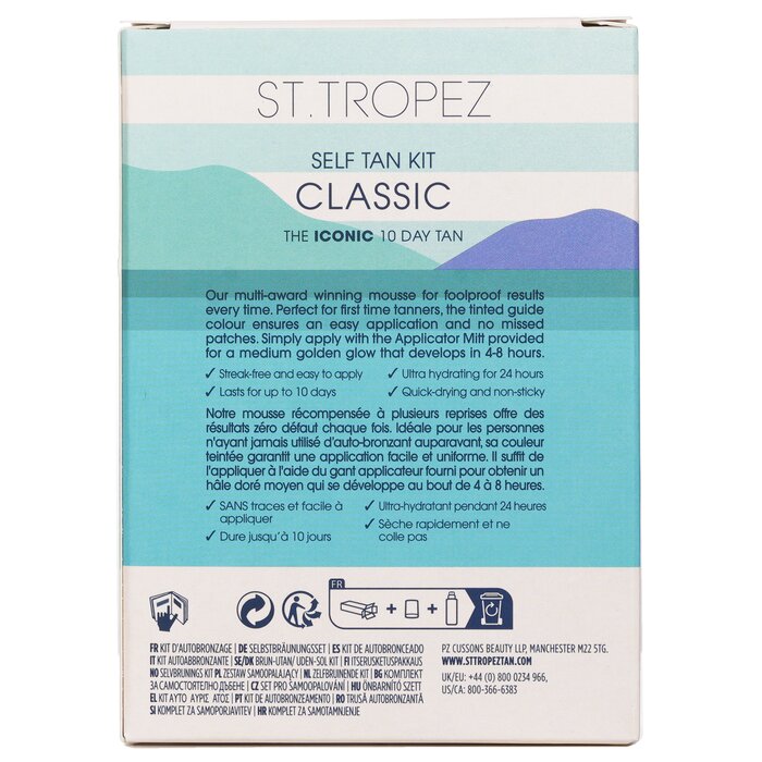 St. Tropez Self Tan Classic Mini Kit: Bronzing Mousse 50ml + Application Mitt 2pcsProduct Thumbnail
