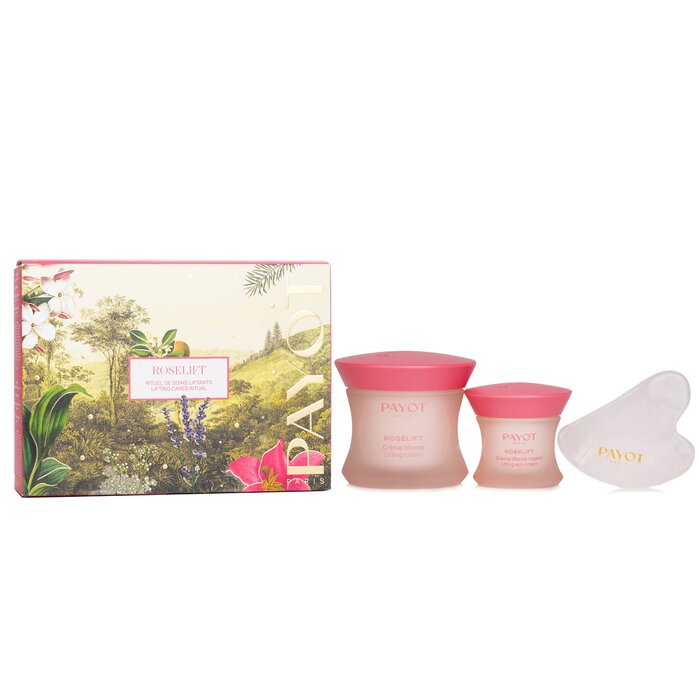 Payot Roselift Lifting Cares Ritual Set: Roselift Lifting Cream 50 ml + Lifting Eye Cream 15ml + Mini Gua Sha 1pc 3pcsProduct Thumbnail