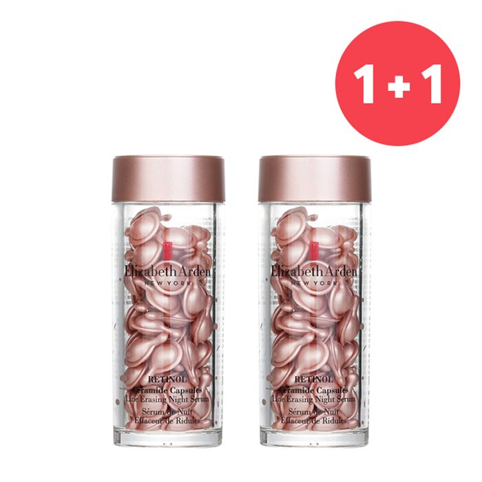 Elizabeth Arden 【1+1 Set】Ceramide Retinol Capsules - Line Erasing Night Serum 60caps x2Product Thumbnail