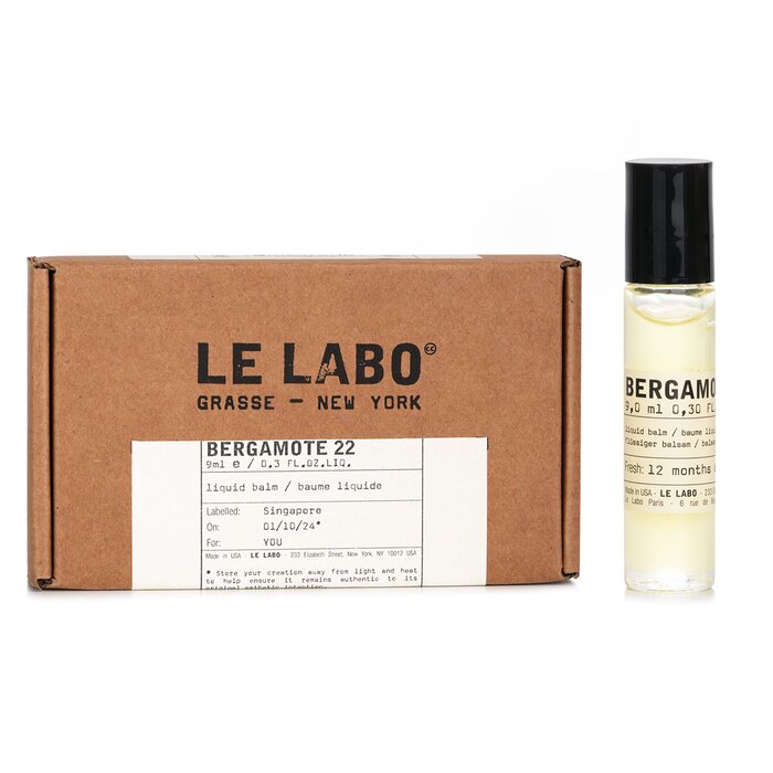 Le Labo Bergamote 22 Liquid Balm 9ml/0.3ozProduct Thumbnail