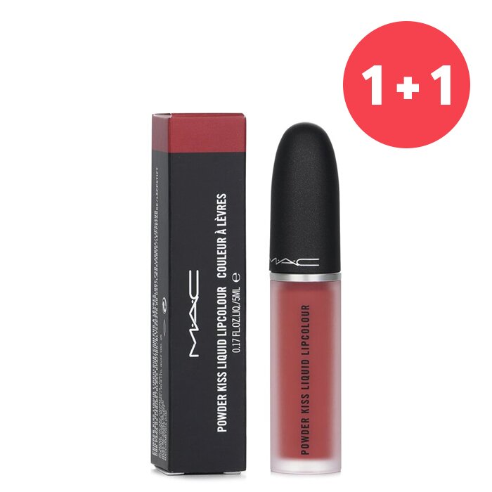 MAC 【1+1 Set】Powder Kiss Liquid Lipcolour 5ml/0.17oz x2Product Thumbnail