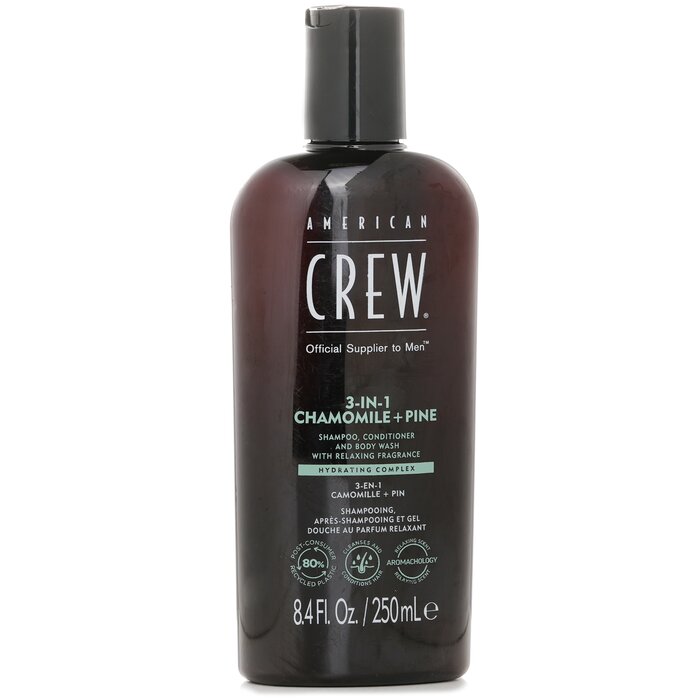 American Crew 3-in-1 Chamomile + Pine Shampoo, Conditioner And Body Wash 250ml/8.4ozProduct Thumbnail