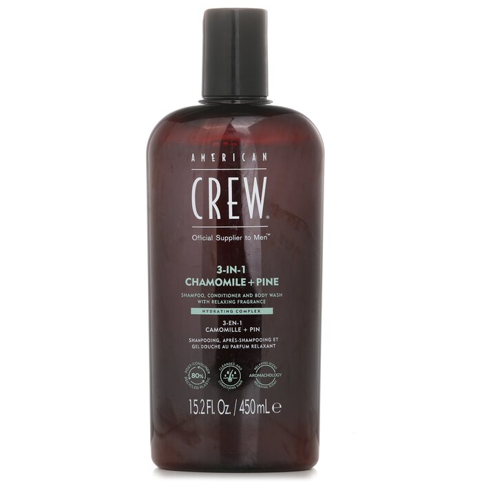 American Crew 3-in-1 Chamomile + Pine Shampoo, Conditioner And Body Wash 450ml/15.2ozProduct Thumbnail