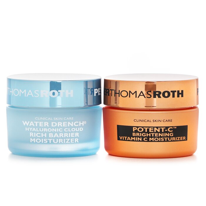 Peter Thomas Roth Day & Night Moisture Must Haves Kit: Porent C Vitamin C Moisturizer 20ml+Water Drerch Rich Barrier Moisturizer 20ml 2pcsProduct Thumbnail